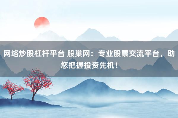网络炒股杠杆平台 股巢网：专业股票交流平台，助您把握投资先机！